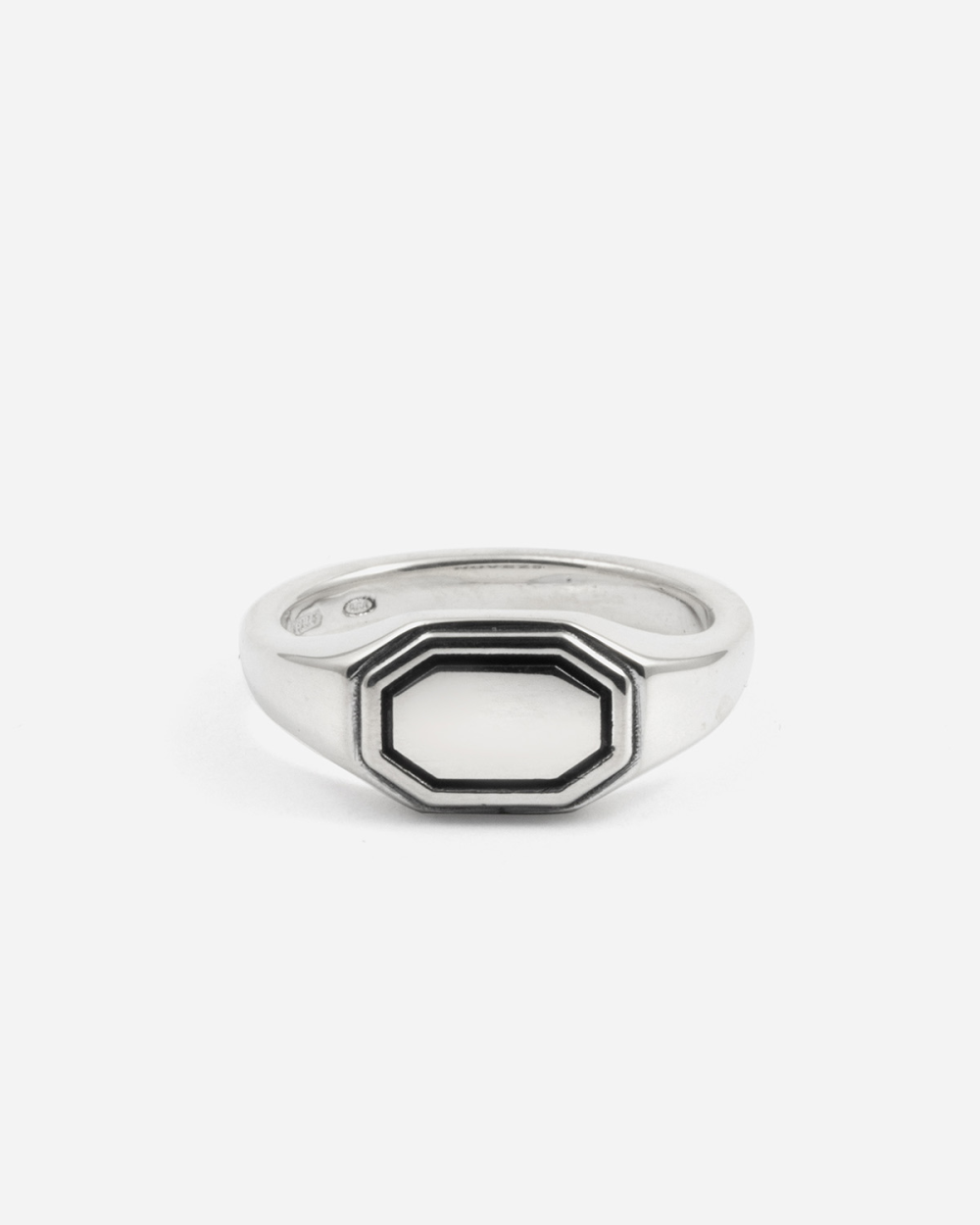 BALANCE OCTAGONAL SIGNET RING